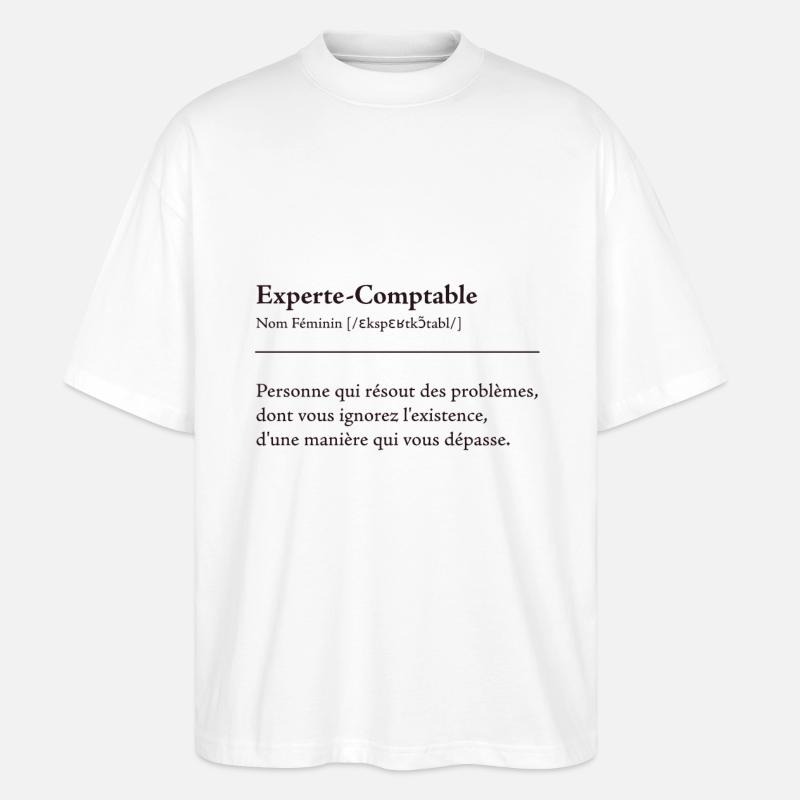 Experte Comptable Definition - T-shirt bio Blaster 2.0 coupe oversize Stanley/Stella Unisexe - blanc