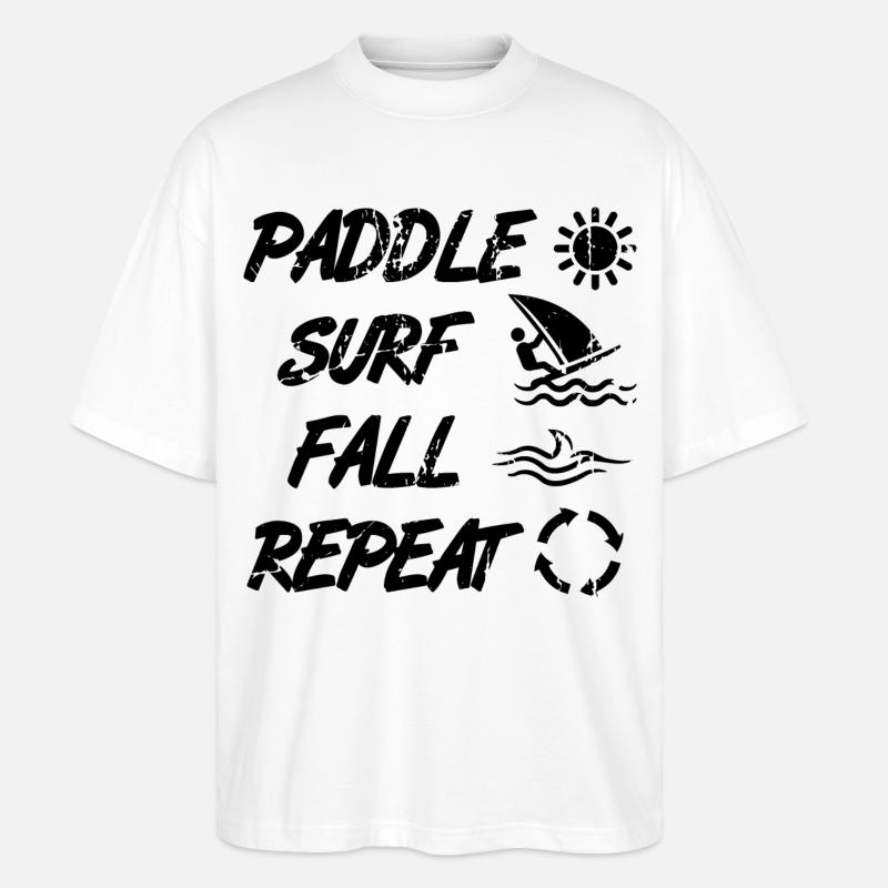 Techniques de planche à voile - T-shirt bio Blaster 2.0 coupe oversize Stanley/Stella Unisexe - blanc