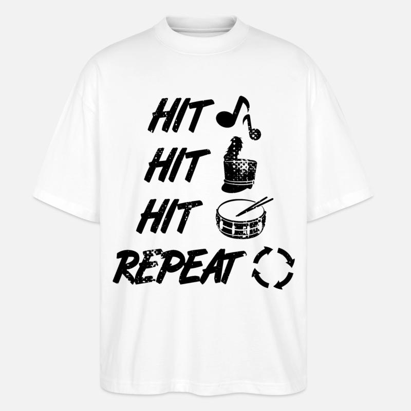 Marching Chapel - Stanley/Stella Oversized Unisex Organic T-shirt Blaster 2.0 - white