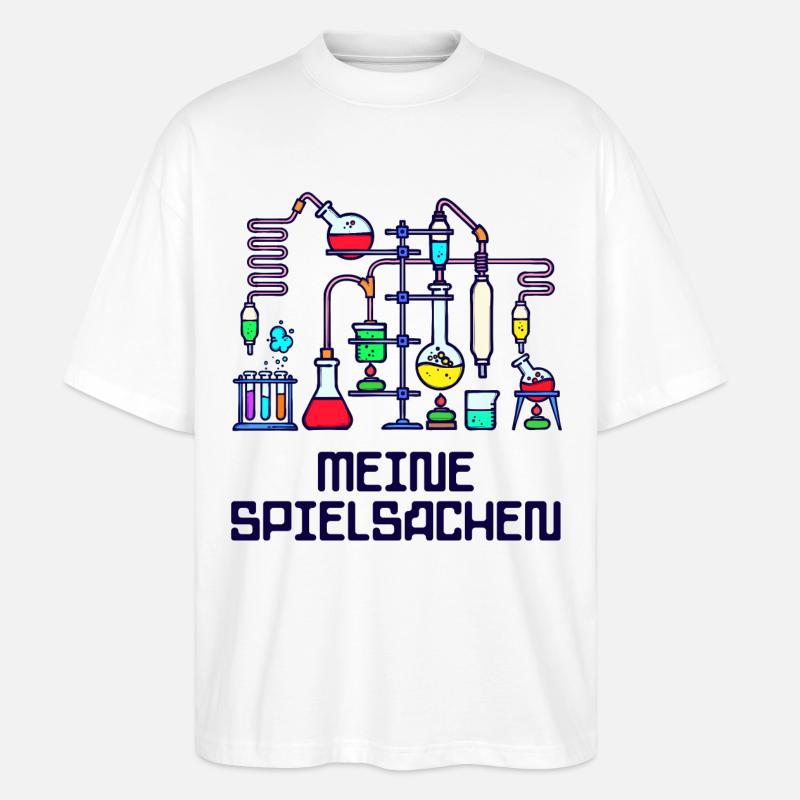 Beruf Wissenschafter Statement Workaholic Karriere - Stanley/Stella Oversized Unisex Bio T-Shirt Blaster 2.0 - Weiß