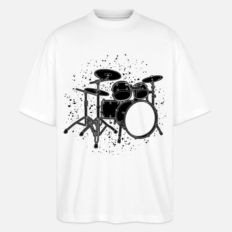 Percussion - T-shirt bio Blaster 2.0 coupe oversize Stanley/Stella Unisexe - blanc