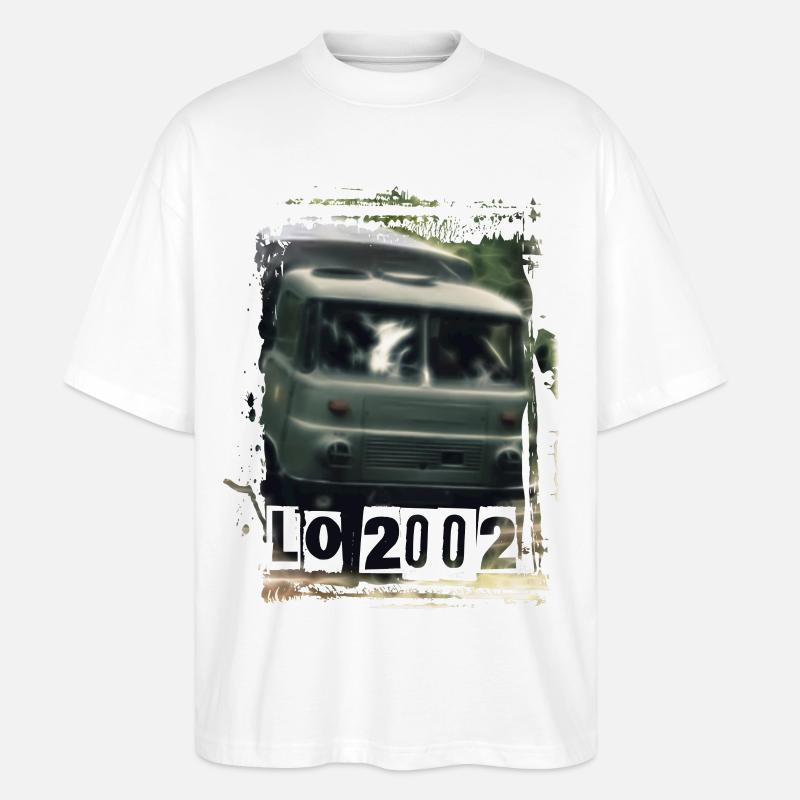 Robur LO 2002 DDR - Stanley/Stella Oversized Unisex Bio T-Shirt Blaster 2.0 - Weiß