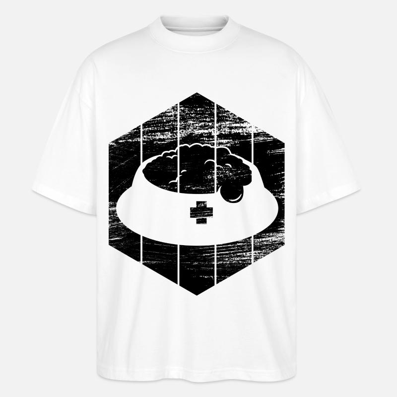 Heimtier - Stanley/Stella Oversized Unisex Bio T-Shirt Blaster 2.0 - Weiß