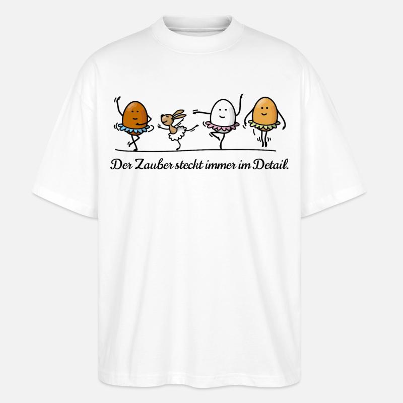 Ostern - Stanley/Stella Oversized Unisex Bio T-Shirt Blaster 2.0 - Weiß