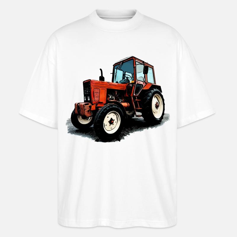 Belarus MTS 550 - Stanley/Stella Oversized Unisex Bio T-Shirt Blaster 2.0 - Weiß