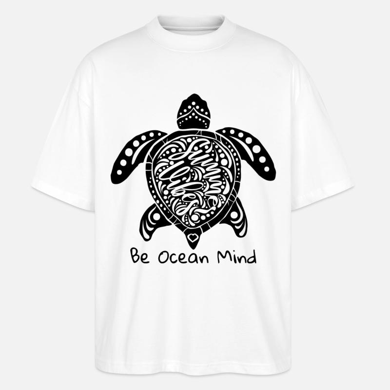 Sei Ozean - Stanley/Stella Oversized Unisex Bio T-Shirt Blaster 2.0 - Weiß