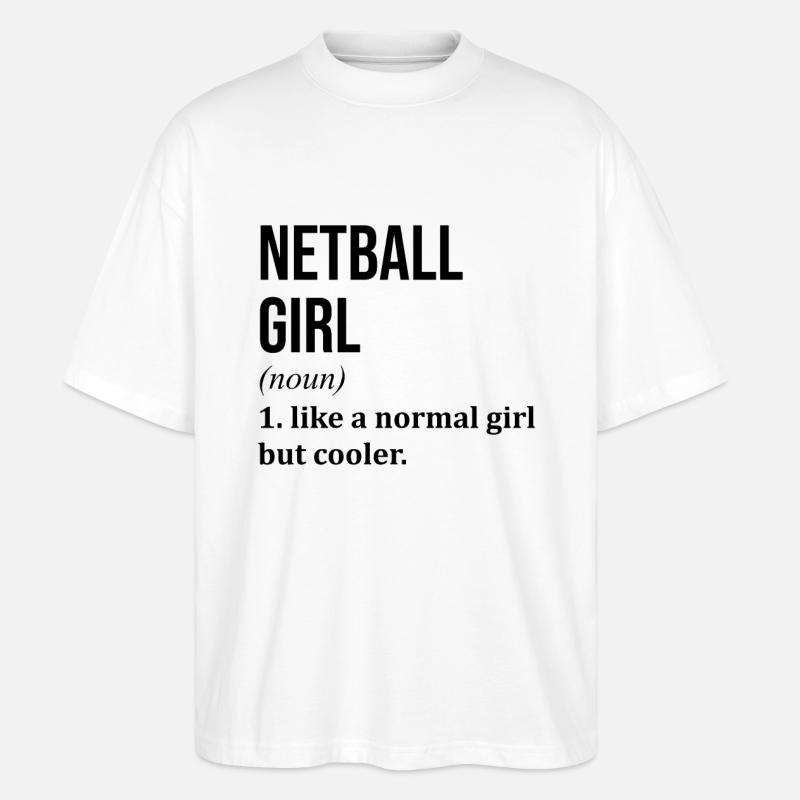 Netball - T-shirt bio Blaster 2.0 coupe oversize Stanley/Stella Unisexe - blanc