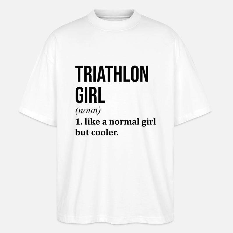 Triathlon - Stanley/Stella Oversized Unisex Bio T-Shirt Blaster 2.0 - Weiß