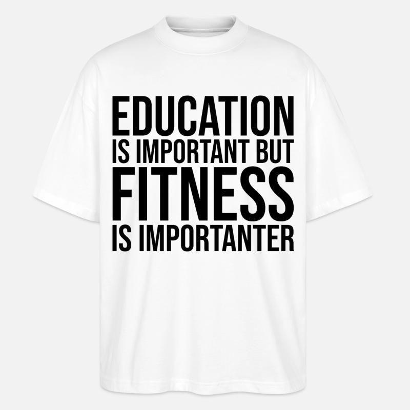Fitness - Stanley/Stella Oversized Unisex Bio T-Shirt Blaster 2.0 - Weiß