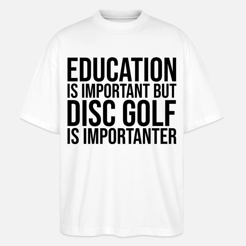 Discgolf - Stanley/Stella Oversized Unisex Bio T-Shirt Blaster 2.0 - Weiß