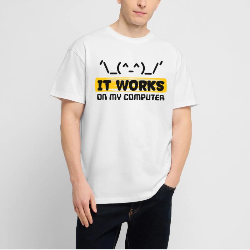 Déclaration du développeur Coden Scripting Computer Geek T-shirt bio Blaster 2.0 coupe oversize Stanley/Stella Unisexe