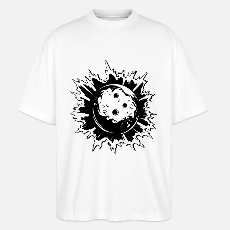 Bowling - Stanley/Stella Oversized Unisex Bio T-Shirt Blaster 2.0 - Weiß