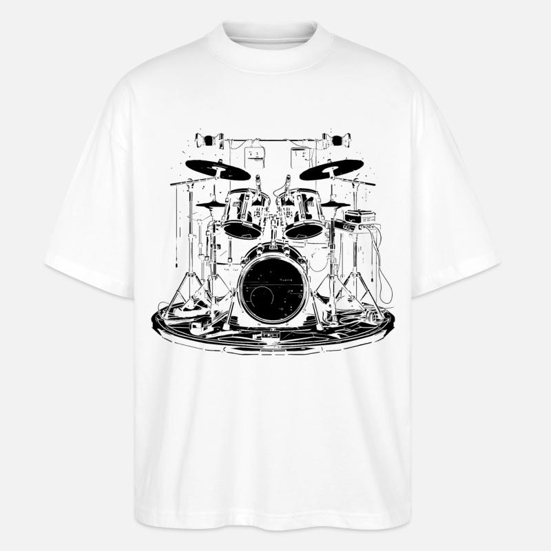 Trapset - Stanley/Stella Oversized Unisex Organic T-shirt Blaster 2.0 - white