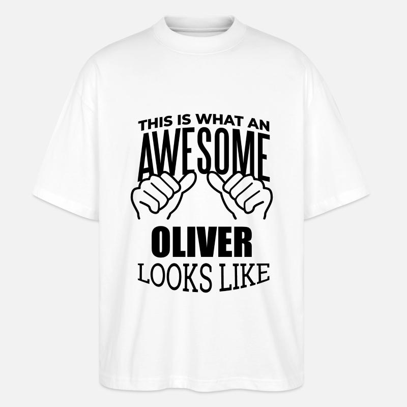Oliver - Stanley/Stella Oversized Unisex Bio T-Shirt Blaster 2.0 - Weiß