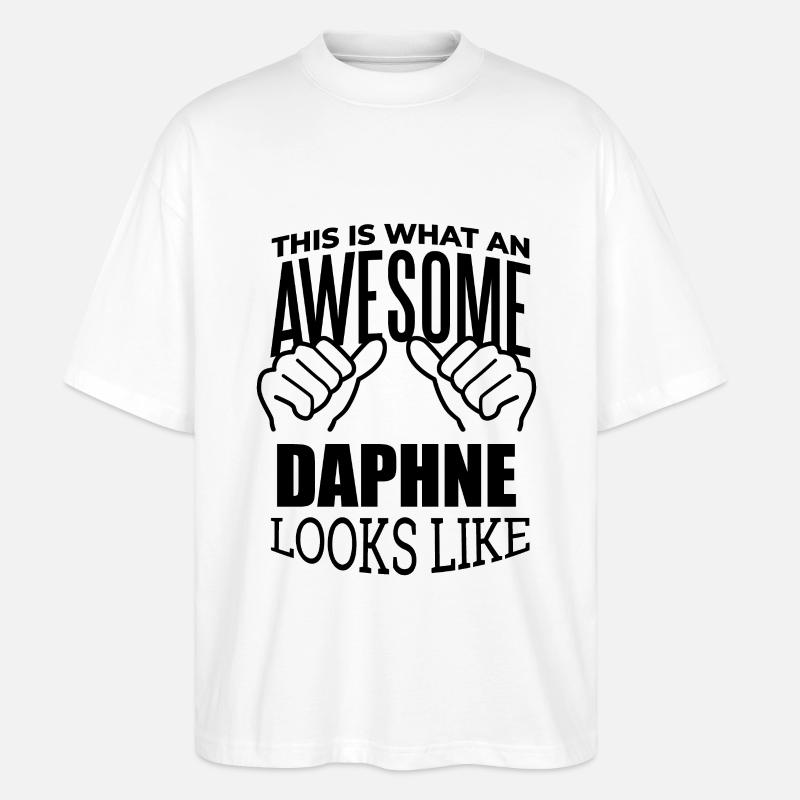 Daphne - Stanley/Stella Oversized Unisex Bio T-Shirt Blaster 2.0 - Weiß