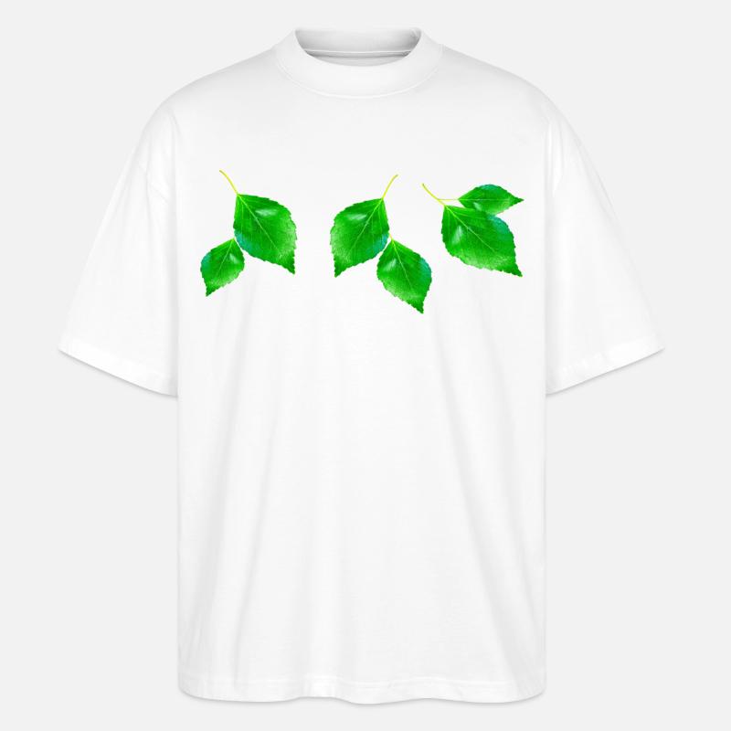 BIRKE || - Stanley/Stella Oversized Unisex Bio T-Shirt Blaster 2.0 - Weiß