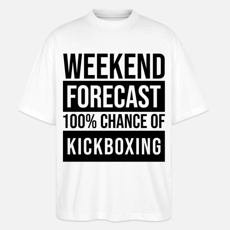 Kickboxer - Stanley/Stella Oversized Unisex Bio T-Shirt Blaster 2.0 - Weiß