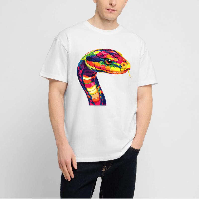 Snake Python Cobra Mamba Rattlesnake Snake Stanley/Stella Oversized Unisex Organic T-shirt Blaster 2.0