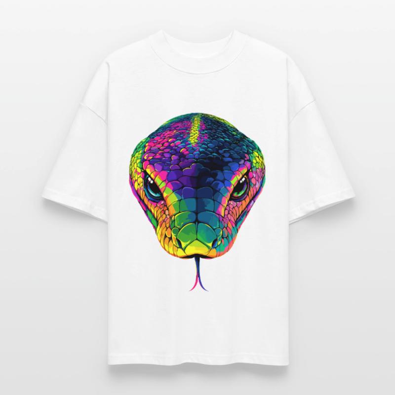 Snake Python Cobra Mamba Rattlesnake Snake Stanley/Stella Oversized Unisex Organic T-shirt Blaster 2.0