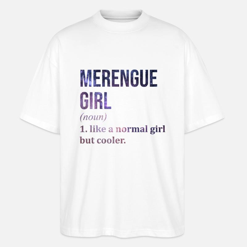 Merengue - Stanley/Stella Oversized Unisex Bio T-Shirt Blaster 2.0 - Weiß