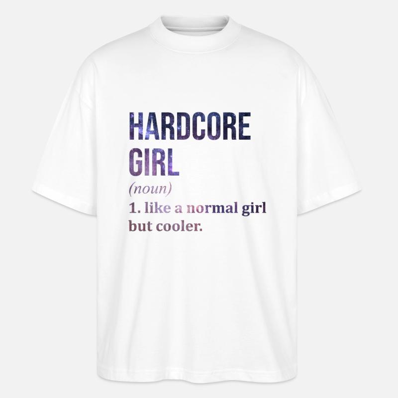 Hardcore - T-shirt bio Blaster 2.0 coupe oversize Stanley/Stella Unisexe - blanc