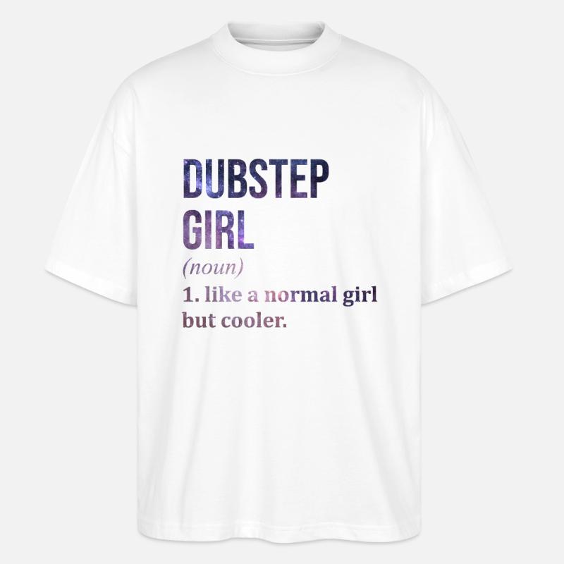 Dubstep Dubstep Dubstep - T-shirt bio Blaster 2.0 coupe oversize Stanley/Stella Unisexe - blanc