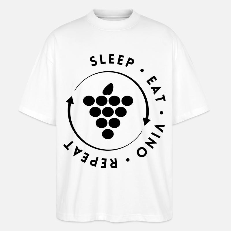 Weinkarussell - Stanley/Stella Oversized Unisex Bio T-Shirt Blaster 2.0 - Weiß