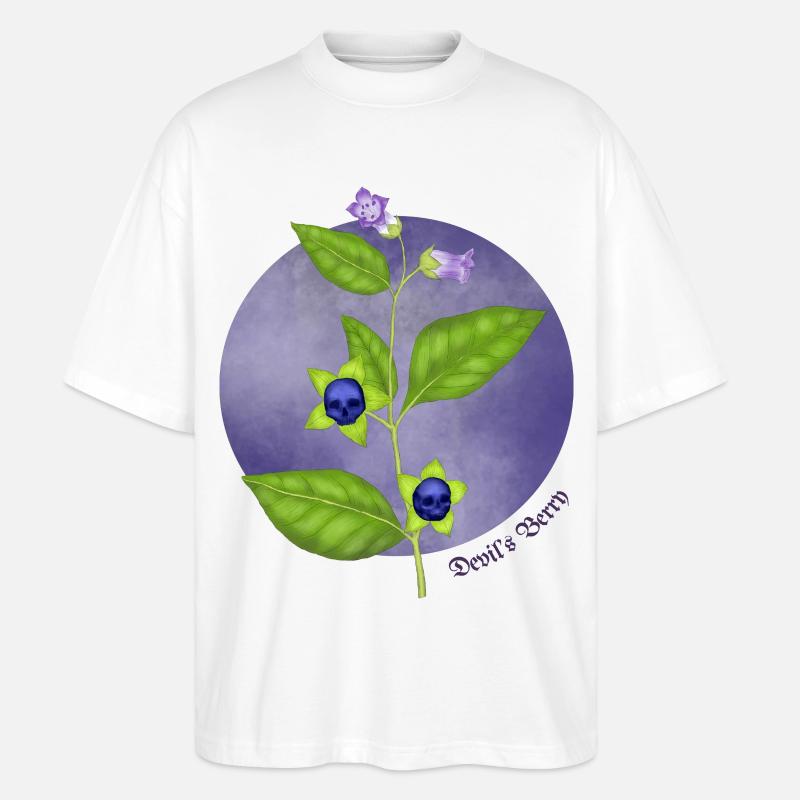 Baie du diable - T-shirt bio Blaster 2.0 coupe oversize Stanley/Stella Unisexe - blanc