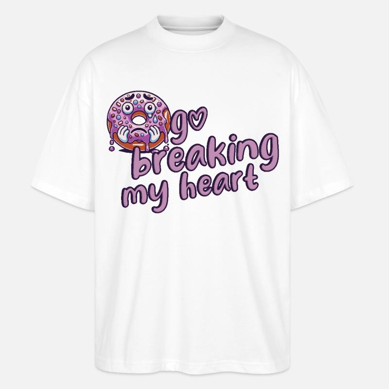 Beignet - T-shirt bio Blaster 2.0 coupe oversize Stanley/Stella Unisexe - blanc