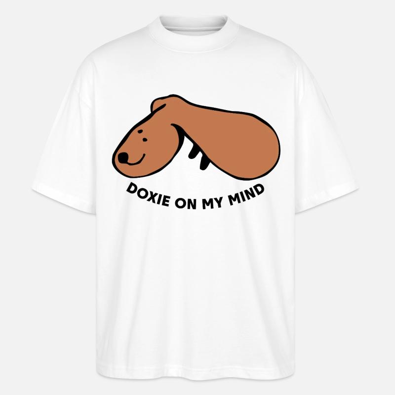Lässiger Hund – Einfach entspannt - Stanley/Stella Oversized Unisex Bio T-Shirt Blaster 2.0 - Weiß