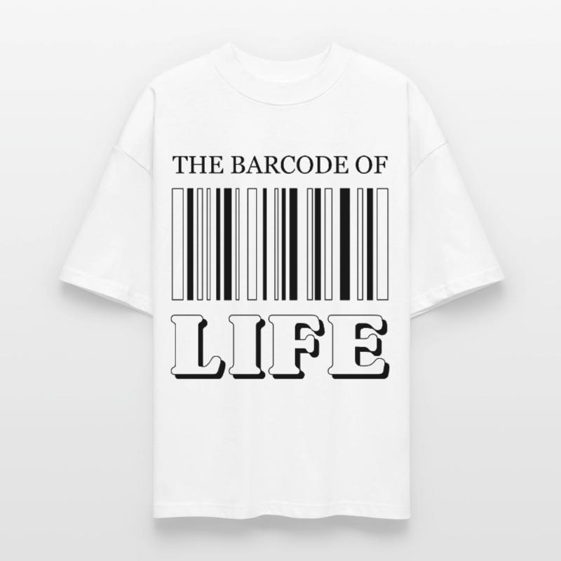 Le code-barres de la vie / Der Strichcode des Lebens T-shirt bio Blaster 2.0 coupe oversize Stanley/Stella Unisexe