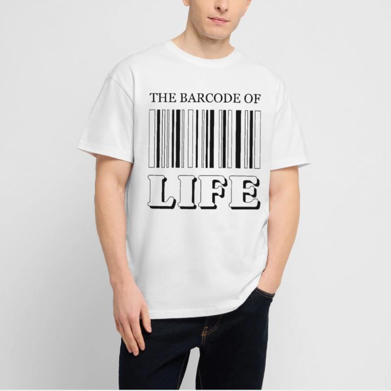 Le code-barres de la vie / Der Strichcode des Lebens T-shirt bio Blaster 2.0 coupe oversize Stanley/Stella Unisexe