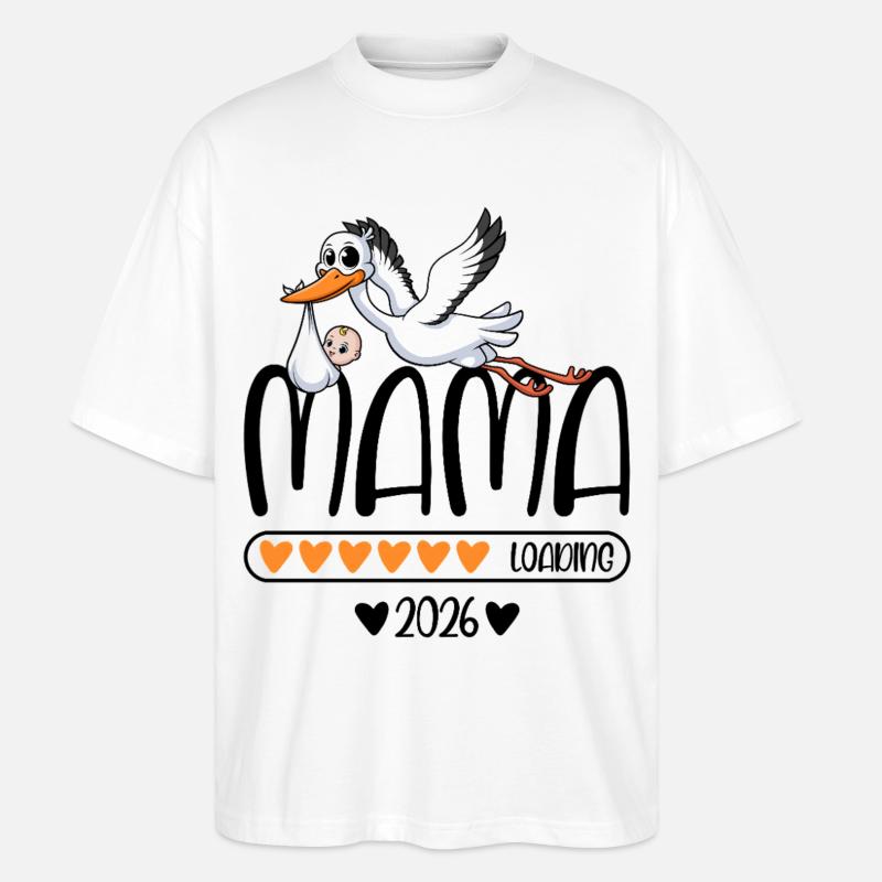 Mama 2026 loading - Stanley/Stella Oversized Unisex Bio T-Shirt Blaster 2.0 - Weiß
