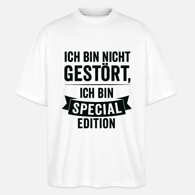 I'm Special Edition - Stanley/Stella Oversized Unisex Organic T-shirt Blaster 2.0 - white