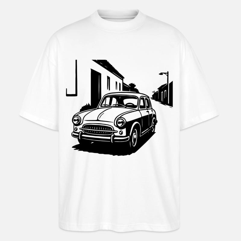 Wirtschaftswunder-Klassiker - Stanley/Stella Oversized Unisex Bio T-Shirt Blaster 2.0 - Weiß