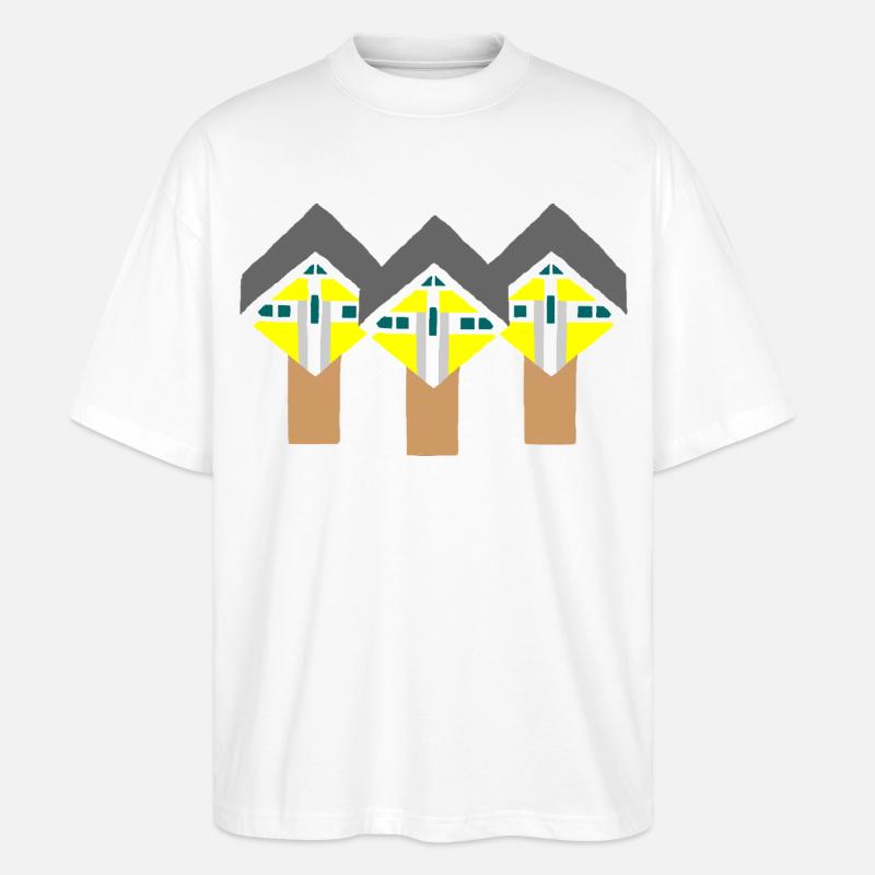 Kubushäuser - Stanley/Stella Oversized Unisex Bio T-Shirt Blaster 2.0 - Weiß