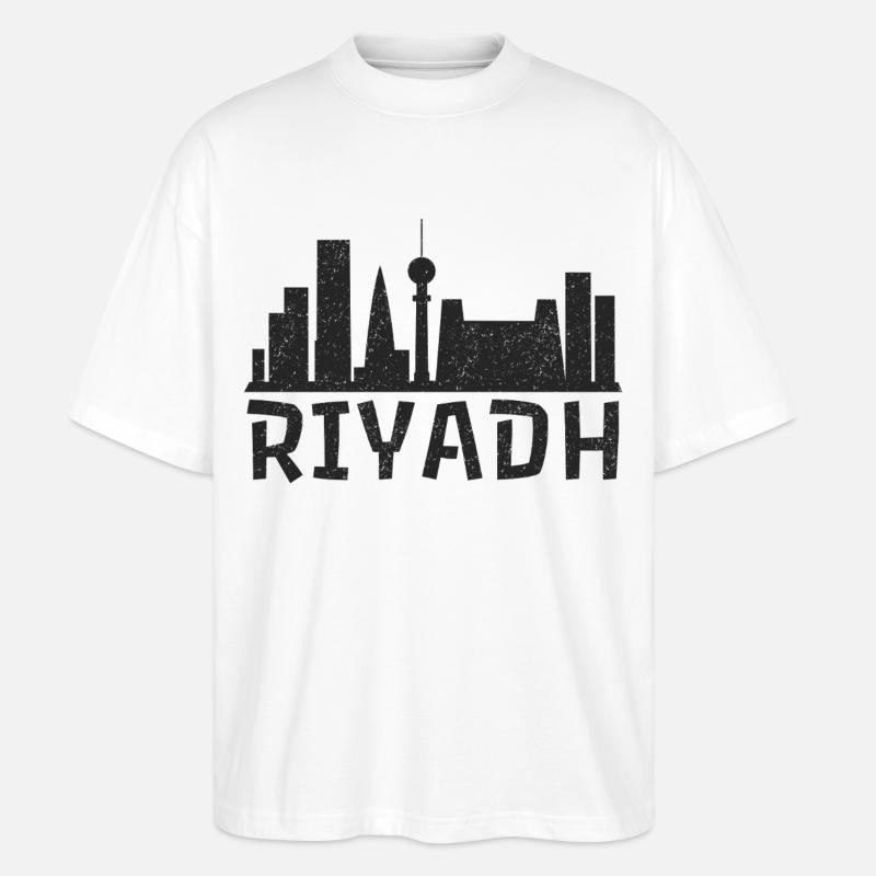 Riyadh Vibes - Stanley/Stella Oversized Unisex Bio T-Shirt Blaster 2.0 - Weiß