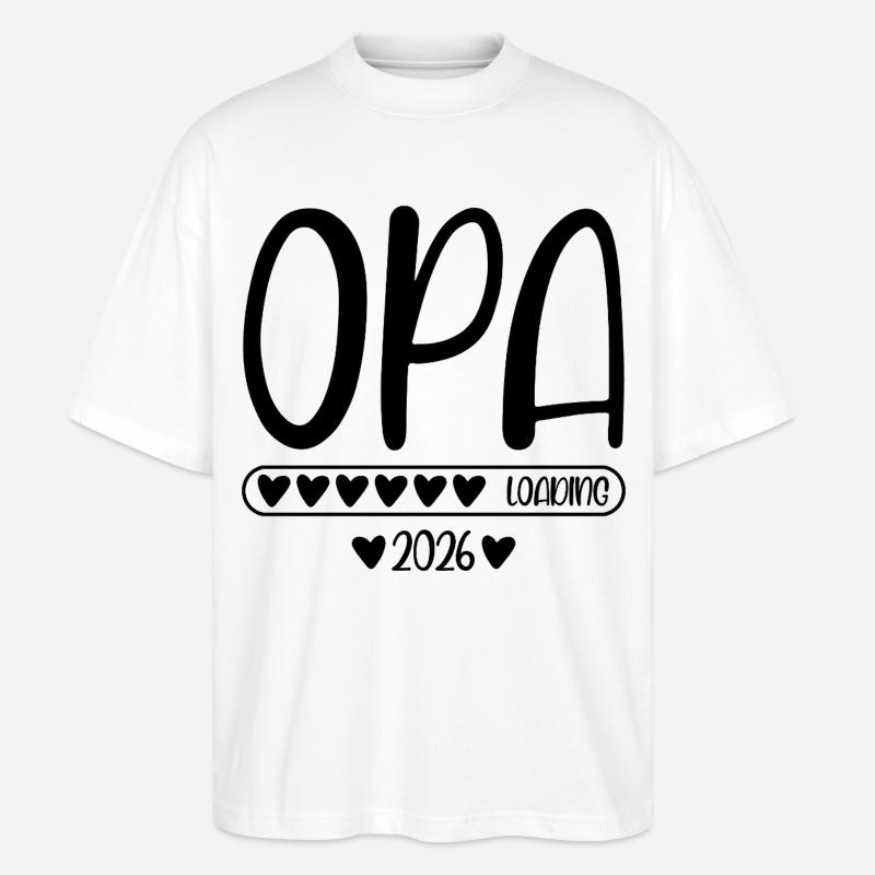 Opa 2026 loading - Stanley/Stella Oversized Unisex Bio T-Shirt Blaster 2.0 - Weiß