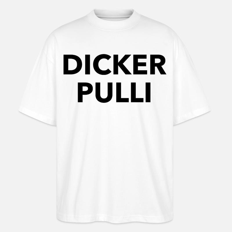 Dicker Pulli - Stanley/Stella Oversized Unisex Bio T-Shirt Blaster 2.0 - Weiß