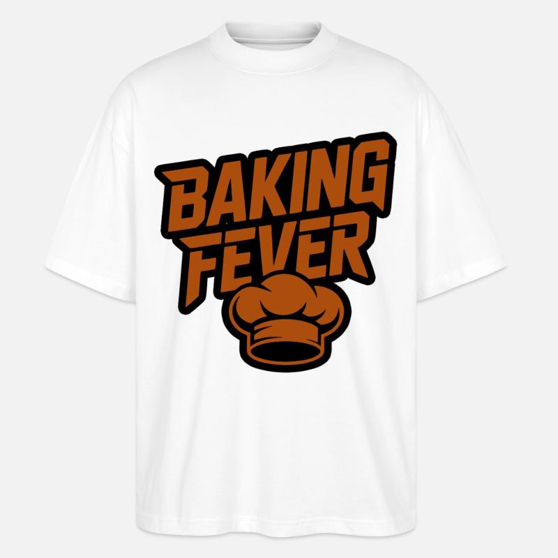 Backfieber Chefmotiv - Stanley/Stella Oversized Unisex Bio T-Shirt Blaster 2.0 - Weiß