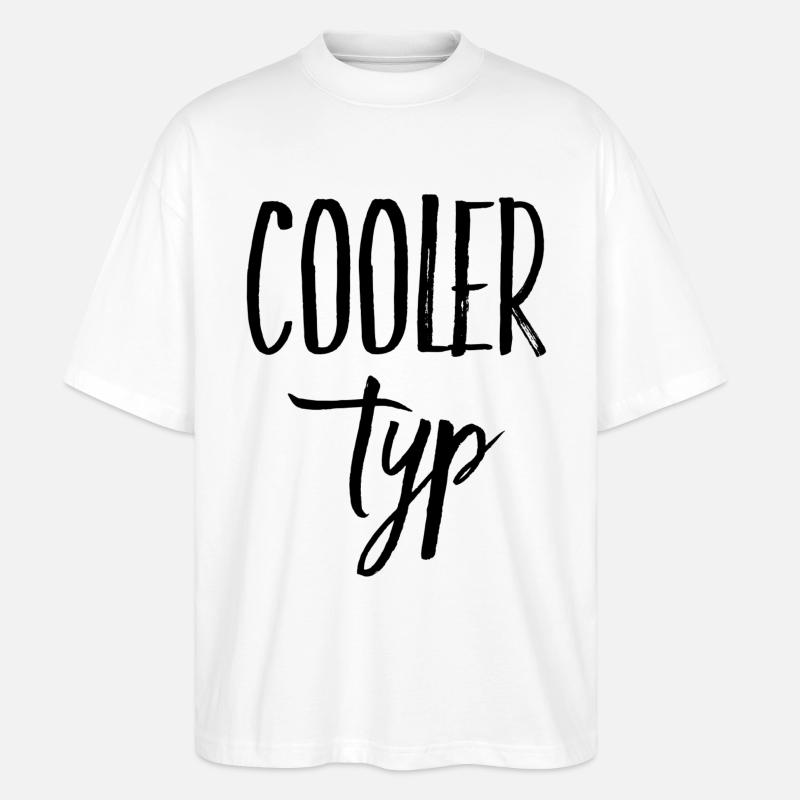 COOLER TYP - Stanley/Stella Oversized Unisex Bio T-Shirt Blaster 2.0 - Weiß