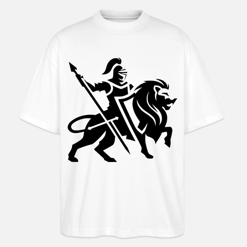 Krieger - Stanley/Stella Oversized Unisex Bio T-Shirt Blaster 2.0 - Weiß