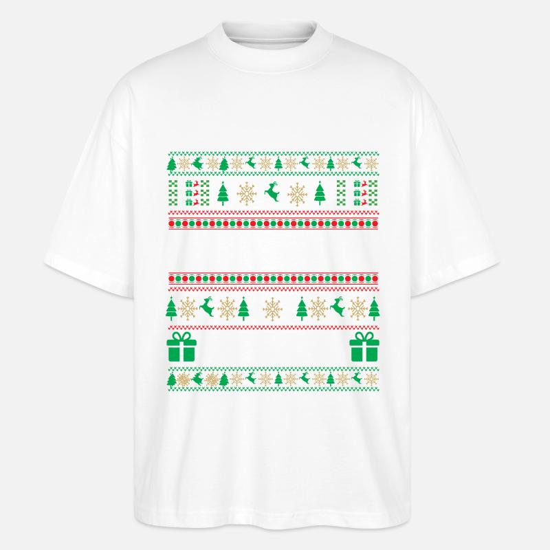 Pull de Noël Neckargemünd - T-shirt bio Blaster 2.0 coupe oversize Stanley/Stella Unisexe - blanc