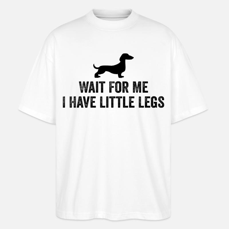 Bester Dackel Mama Papa Hundebesitzer Geschenk - Stanley/Stella Oversized Unisex Bio T-Shirt Blaster 2.0 - Weiß