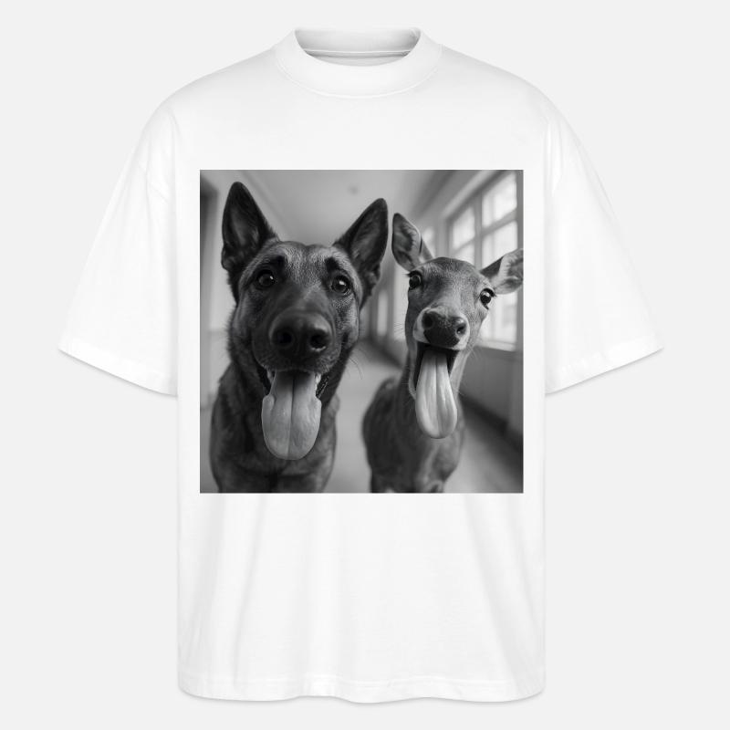 Best Buddies - Stanley/Stella Oversized Unisex Bio T-Shirt Blaster 2.0 - Weiß