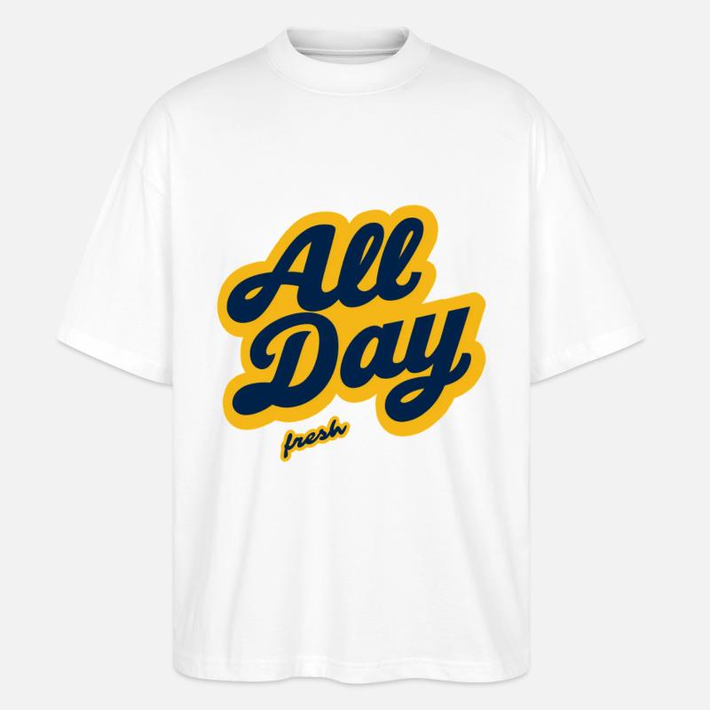 All Day Fresh - Stanley/Stella Oversized Unisex Bio T-Shirt Blaster 2.0 - Weiß