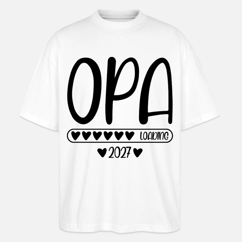 Opa 2027 loading - Stanley/Stella Oversized Unisex Bio T-Shirt Blaster 2.0 - Weiß