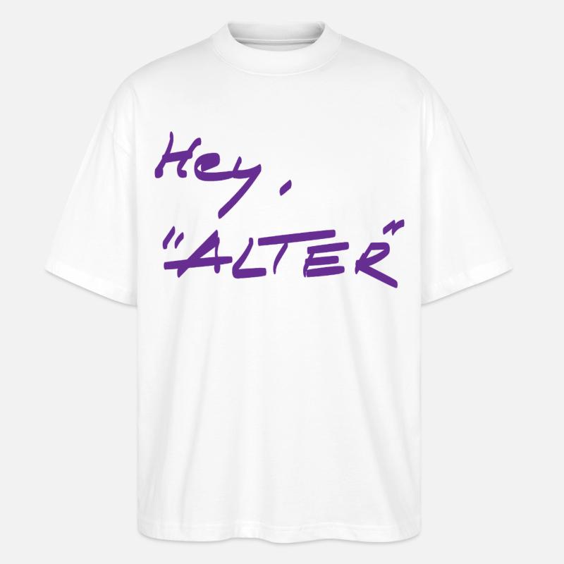 Salutations - différent - T-shirt bio Blaster 2.0 coupe oversize Stanley/Stella Unisexe - blanc