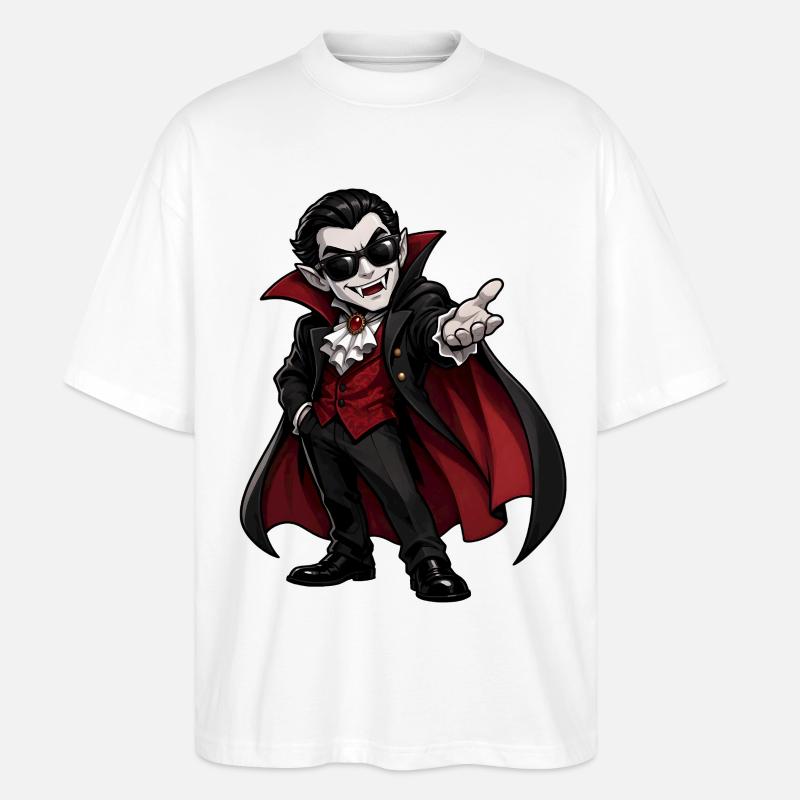 Vampire - Stanley/Stella Oversized Unisex Organic T-shirt Blaster 2.0 - white