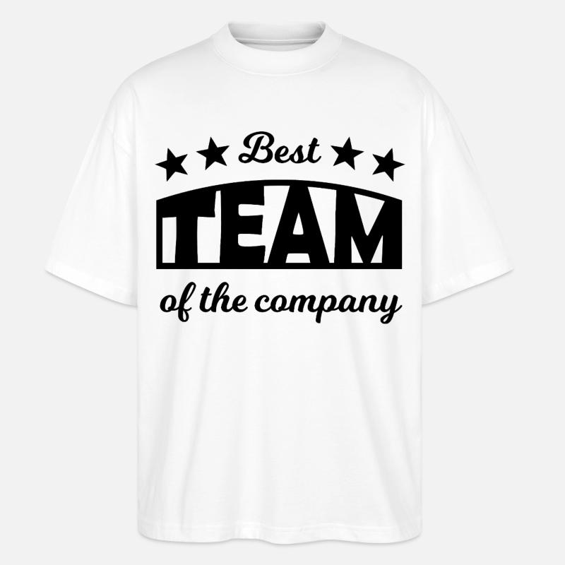 Team Player - Stanley/Stella Oversized Unisex Bio T-Shirt Blaster 2.0 - Weiß